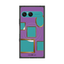 プレミアムスクエアケース with SnapMag［ Photo Frames - Purple ］