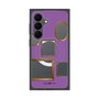 プレミアムスクエアケース with SnapMag［ Photo Frames - Purple ］