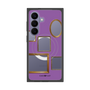 プレミアムスクエアケース with SnapMag［ Photo Frames - Purple ］