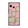 プレミアムスクエアケース with SnapMag［ Photo Frames - Pink ］