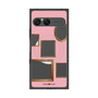 プレミアムスクエアケース with SnapMag［ Photo Frames - Pink ］