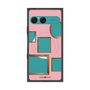 プレミアムスクエアケース with SnapMag［ Photo Frames - Pink ］