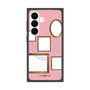 プレミアムスクエアケース with SnapMag［ Photo Frames - Pink ］