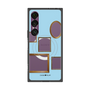 プレミアムスクエアケース with SnapMag［ Photo Frames - Light Blue ］