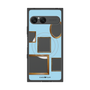 プレミアムスクエアケース with SnapMag［ Photo Frames - Light Blue ］