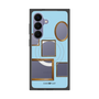 プレミアムスクエアケース with SnapMag［ Photo Frames - Light Blue ］