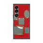 プレミアムスクエアケース with SnapMag［ Photo Frames - Red ］