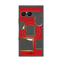 プレミアムスクエアケース with SnapMag［ Photo Frames - Red ］