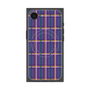 プレミアムスクエアケース with SnapMag［ Tartan Check - Purple ］