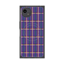 プレミアムスクエアケース with SnapMag［ Tartan Check - Purple ］