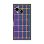 プレミアムスクエアケース with SnapMag［ Tartan Check - Purple ］
