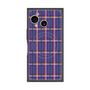 プレミアムスクエアケース with SnapMag［ Tartan Check - Purple ］