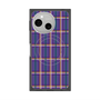 プレミアムスクエアケース with SnapMag［ Tartan Check - Purple ］