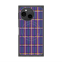 プレミアムスクエアケース with SnapMag［ Tartan Check - Purple ］