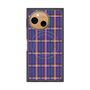 プレミアムスクエアケース with SnapMag［ Tartan Check - Purple ］