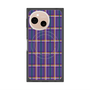 プレミアムスクエアケース with SnapMag［ Tartan Check - Purple ］
