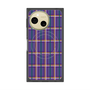 プレミアムスクエアケース with SnapMag［ Tartan Check - Purple ］