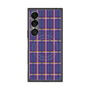 プレミアムスクエアケース with SnapMag［ Tartan Check - Purple ］