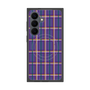 プレミアムスクエアケース with SnapMag［ Tartan Check - Purple ］