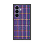プレミアムスクエアケース with SnapMag［ Tartan Check - Purple ］