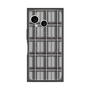 プレミアムスクエアケース with SnapMag［ Tartan Check - Gray ］