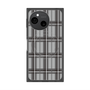 プレミアムスクエアケース with SnapMag［ Tartan Check - Gray ］