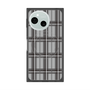 プレミアムスクエアケース with SnapMag［ Tartan Check - Gray ］
