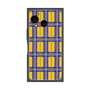 プレミアムスクエアケース with SnapMag［ Tartan Check - Yellow ］