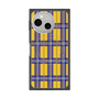 プレミアムスクエアケース with SnapMag［ Tartan Check - Yellow ］