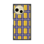 プレミアムスクエアケース with SnapMag［ Tartan Check - Yellow ］