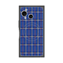 プレミアムスクエアケース with SnapMag［ Tartan Check - Blue ］