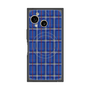プレミアムスクエアケース with SnapMag［ Tartan Check - Blue ］
