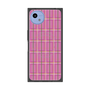 プレミアムスクエアケース with SnapMag［ Tartan Check - Pink ］