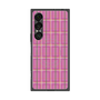 プレミアムスクエアケース with SnapMag［ Tartan Check - Pink ］