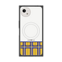 プレミアムスクエアケース with SnapMag［ CASEPLAY Tartan Check - Yellow ］