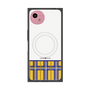 プレミアムスクエアケース with SnapMag［ CASEPLAY Tartan Check - Yellow ］
