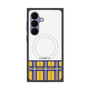 プレミアムスクエアケース with SnapMag［ CASEPLAY Tartan Check - Yellow ］