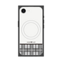 プレミアムスクエアケース with SnapMag［ CASEPLAY Tartan Check - Gray ］