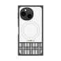 プレミアムスクエアケース with SnapMag［ CASEPLAY Tartan Check - Gray ］