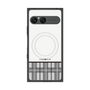 プレミアムスクエアケース with SnapMag［ CASEPLAY Tartan Check - Gray ］