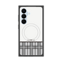 プレミアムスクエアケース with SnapMag［ CASEPLAY Tartan Check - Gray ］