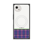 プレミアムスクエアケース with SnapMag［ CASEPLAY Tartan Check - Purple ］