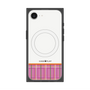 プレミアムスクエアケース with SnapMag［ CASEPLAY Tartan Check - Pink ］