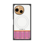 プレミアムスクエアケース with SnapMag［ CASEPLAY Tartan Check - Pink ］