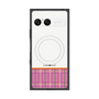 プレミアムスクエアケース with SnapMag［ CASEPLAY Tartan Check - Pink ］