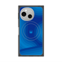 プレミアムスクエアケース with SnapMag［ CASEPLAY Winding Pattern - Blue ］