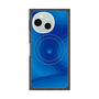 プレミアムスクエアケース with SnapMag［ CASEPLAY Winding Pattern - Blue ］