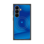 プレミアムスクエアケース with SnapMag［ CASEPLAY Winding Pattern - Blue ］