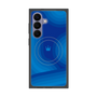 プレミアムスクエアケース with SnapMag［ CASEPLAY Winding Pattern - Blue ］