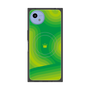 プレミアムスクエアケース with SnapMag［ CASEPLAY Winding Pattern - Green ］